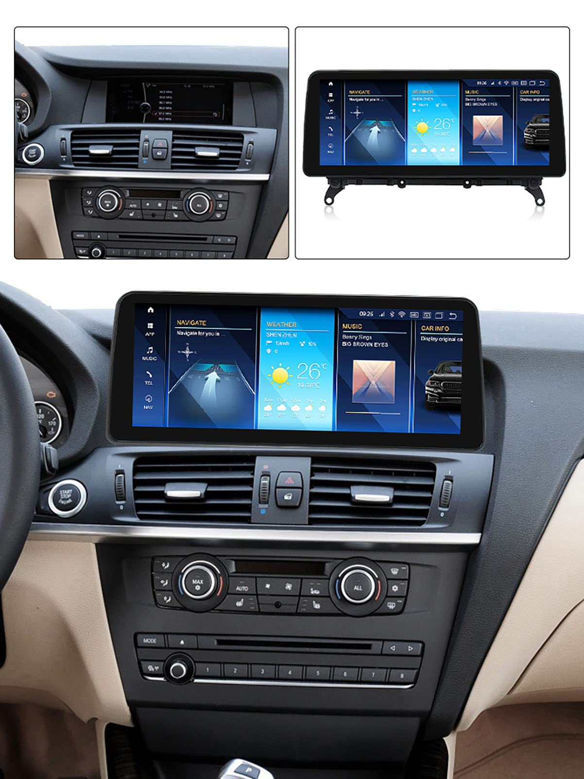 Amazon.co.jp: Android 12 カーステレオ GPS 衛星ナビ BMW X3
